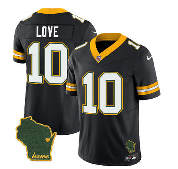 Jordan Love Green Bay Packers green FUSE jersey
