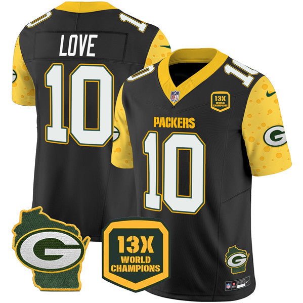 Jordan Love Green Bay Packers green FUSE jersey