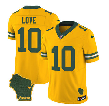 Jordan Love Green Bay Packers green FUSE jersey
