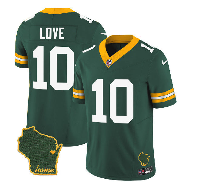 Jordan Love Green Bay Packers green FUSE jersey