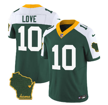Jordan Love Green Bay Packers green FUSE jersey