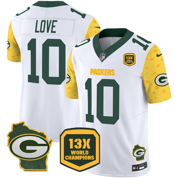 Jordan Love Green Bay Packers green FUSE jersey