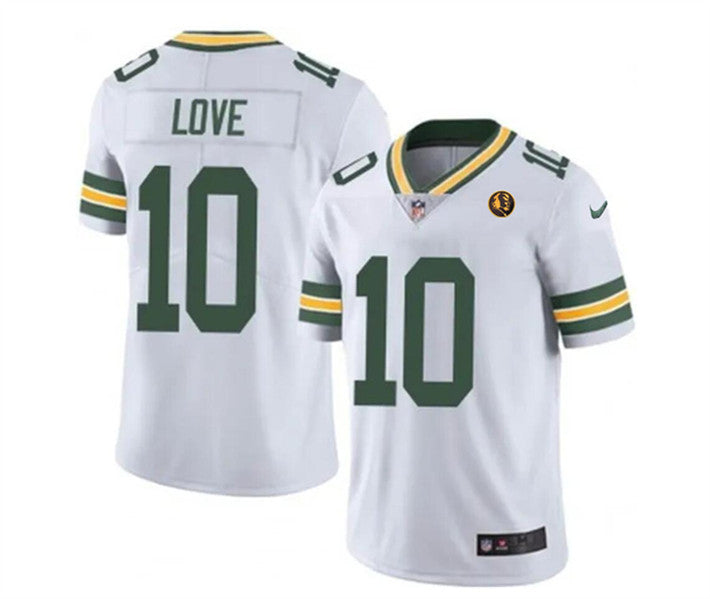 Jordan Love Green Bay Packers green Throwback jersey