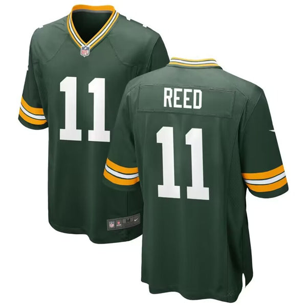 Jayden Reed Green Bay Packers green Game jersey