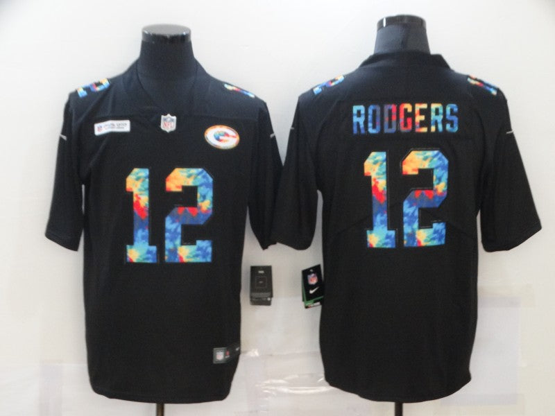 Aaron Rodgers Green Bay Packers green jersey