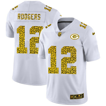 Aaron Rodgers Green Bay Packers green Fashion jersey