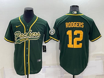 Aaron Rodgers Green Bay Packers green jersey