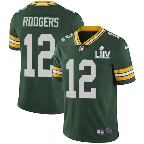 Aaron Rodgers Green Bay Packers green jersey