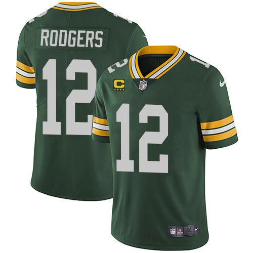 Aaron Rodgers Green Bay Packers green jersey