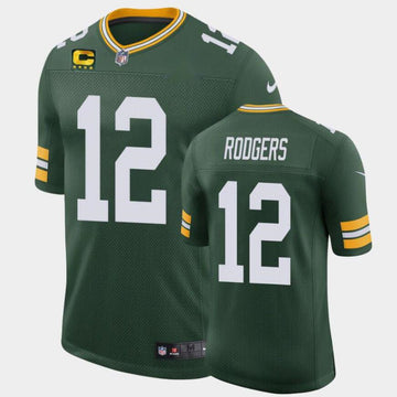Aaron Rodgers Green Bay Packers green Classic jersey