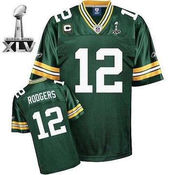 Aaron Rodgers Green Bay Packers green jersey