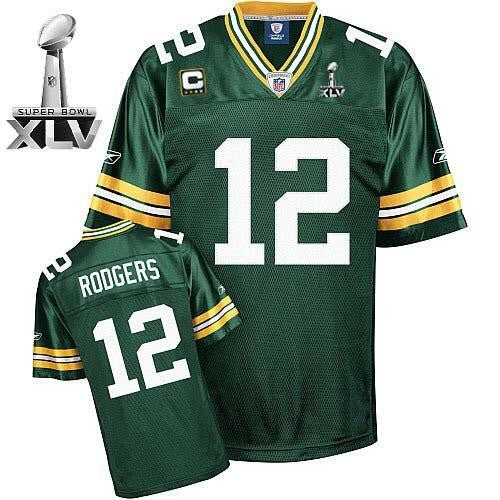 Aaron Rodgers Green Bay Packers green jersey