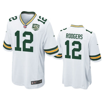 Aaron Rodgers Green Bay Packers green Game jersey