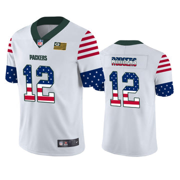 Aaron Rodgers Green Bay Packers green Fashion jersey