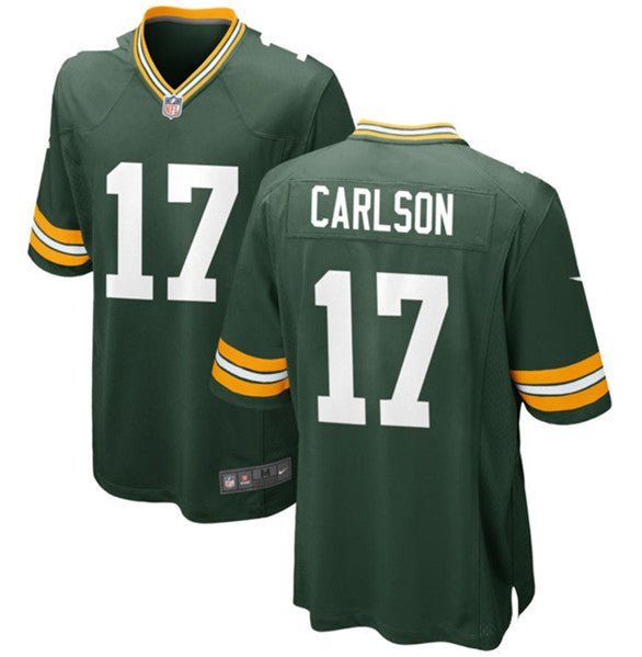 Anders Carlson Green Bay Packers green Game jersey