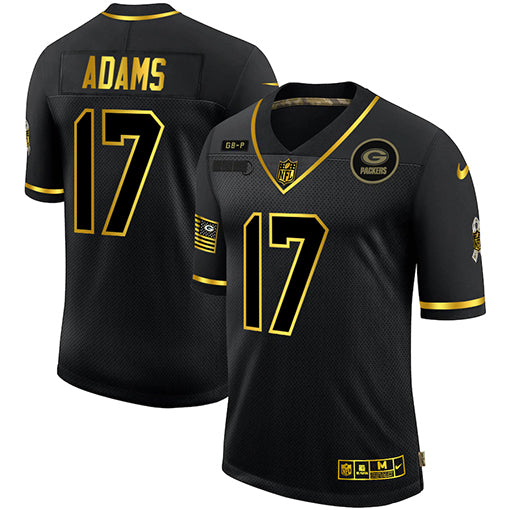 Davante Adams Green Bay Packers green Salute To Service jersey