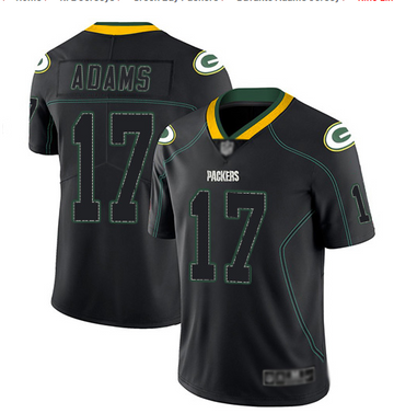 Davante Adams Green Bay Packers green Color Rush jersey