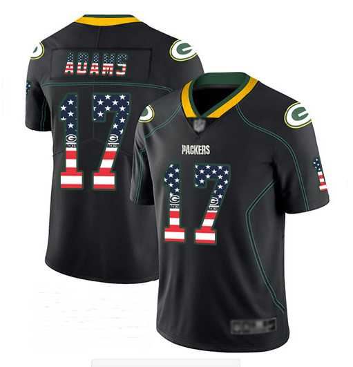 Davante Adams Green Bay Packers green Color Rush jersey