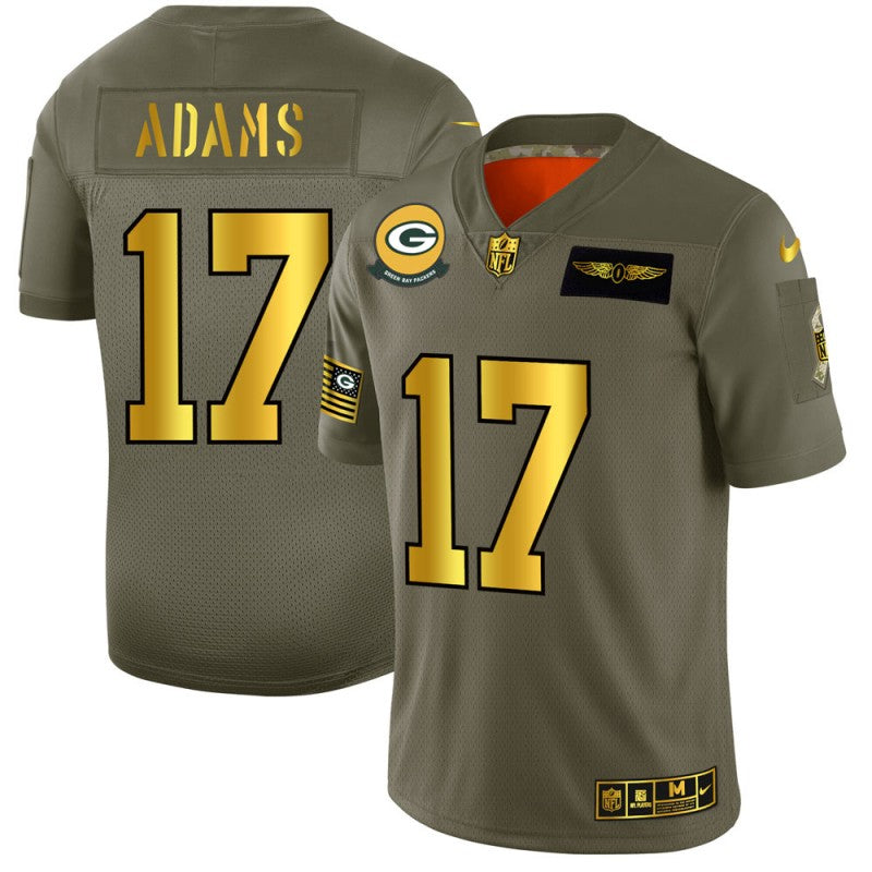 Davante Adams Green Bay Packers green Salute To Service jersey