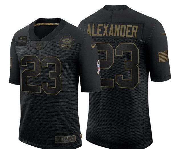 Jaire Alexander Green Bay Packers green Salute To Service jersey
