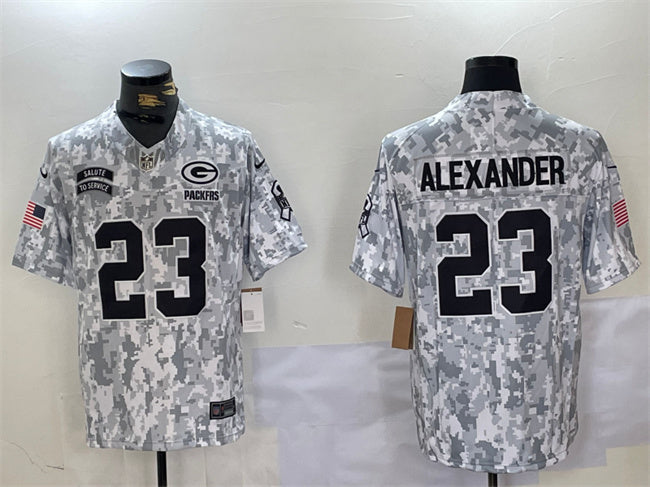 Jaire Alexander Green Bay Packers green Salute To Service jersey