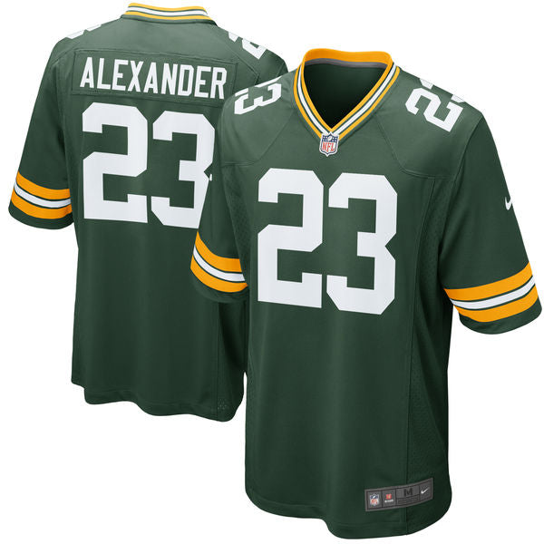 Jaire Alexander Green Bay Packers green Game jersey