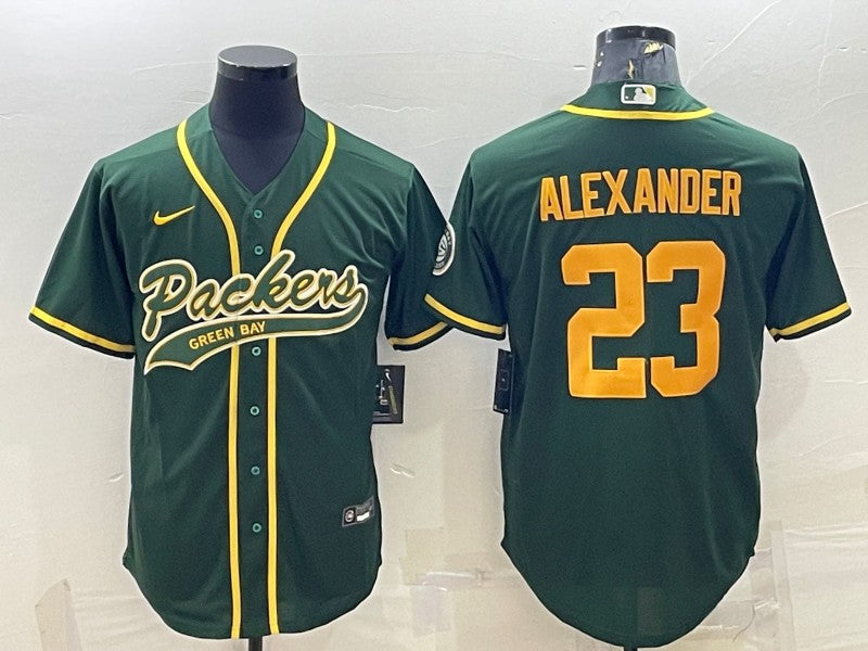 Jaire Alexander Green Bay Packers green jersey