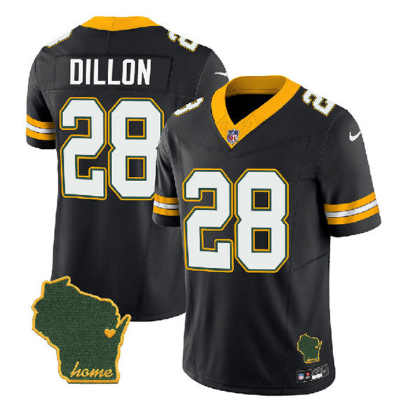 AJ Dillon Green Bay Packers green FUSE jersey
