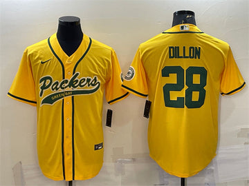 AJ Dillon Green Bay Packers green jersey