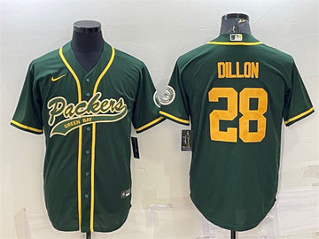 AJ Dillon Green Bay Packers green jersey