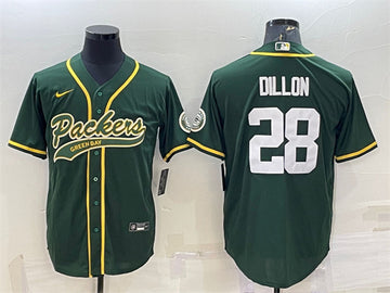 AJ Dillon Green Bay Packers green jersey