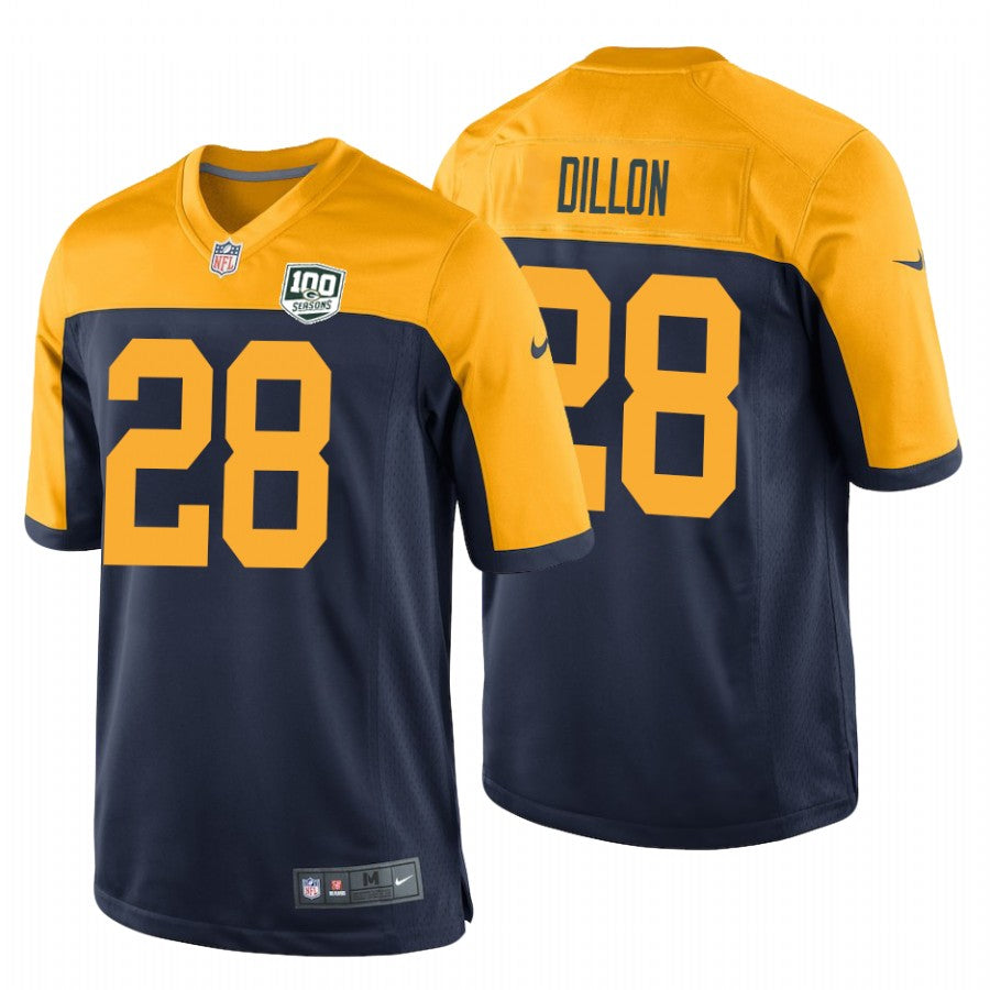 AJ Dillon Green Bay Packers green jersey