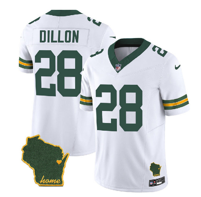 AJ Dillon Green Bay Packers green FUSE jersey