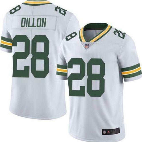 AJ Dillon Green Bay Packers green jersey