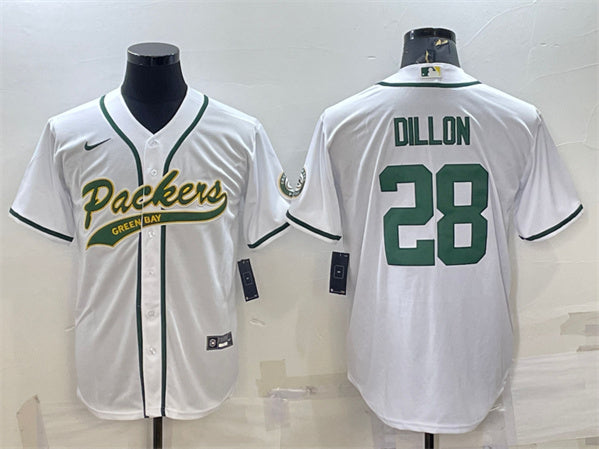 AJ Dillon Green Bay Packers green jersey