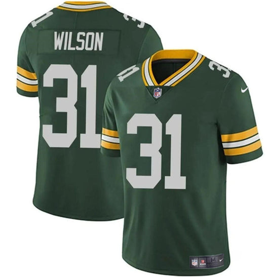 Green Bay Packers #31 Emanuel Wilson Green Jersey
