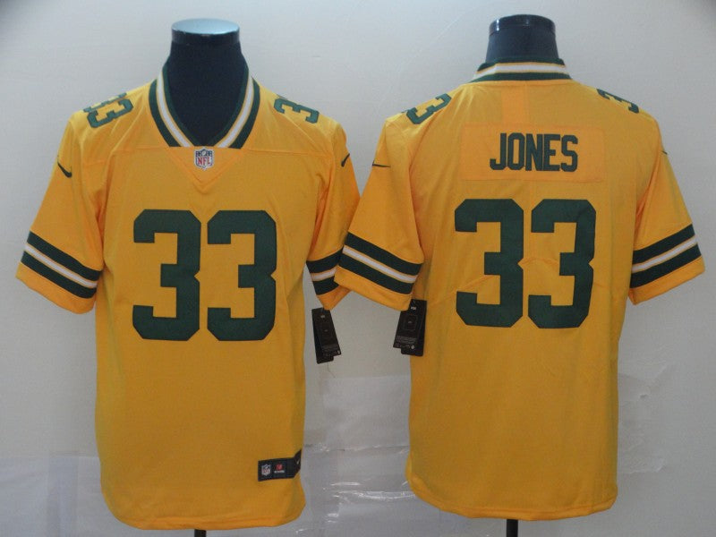Aaron Jones Green Bay Packers green Inverted Legend jersey