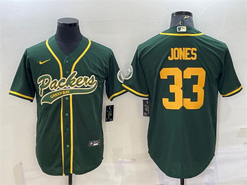 Aaron Jones Green Bay Packers green jersey