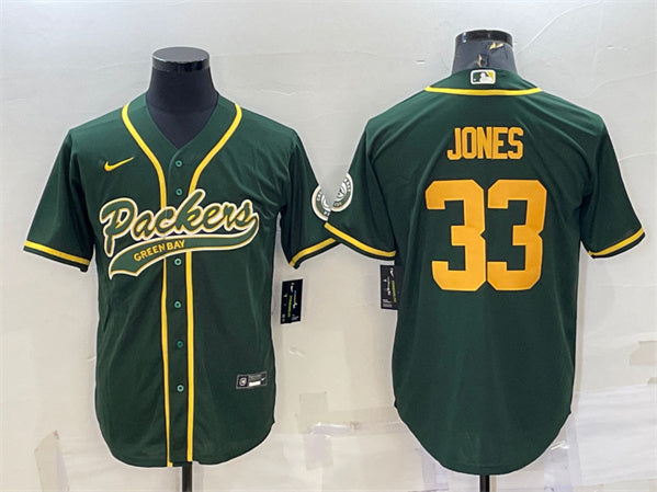Aaron Jones Green Bay Packers green jersey