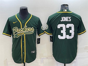 Aaron Jones Green Bay Packers green jersey