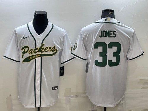 Aaron Jones Green Bay Packers green jersey