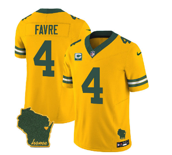 Brett Favre Green Bay Packers green FUSE jersey