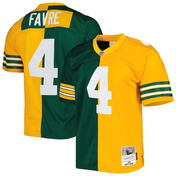 Brett Favre Green Bay Packers green Split jersey