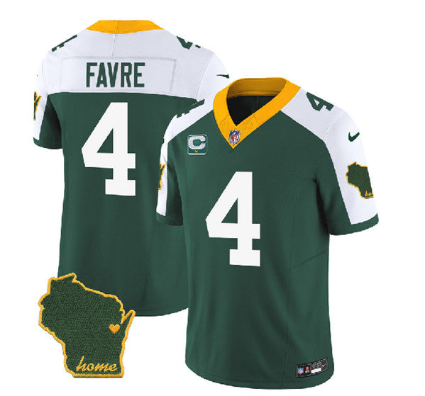 Brett Favre Green Bay Packers green FUSE jersey