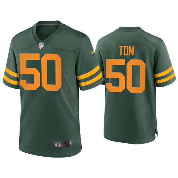 Zach Tom Green Bay Packers green jersey