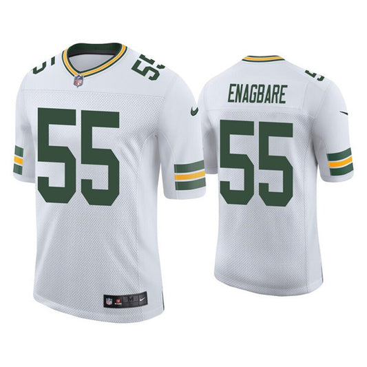 Green Bay Packers #55 Kingsley Enagbare White Jersey