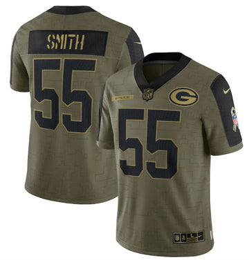 Za'Darius Smith Green Bay Packers green Salute To Service jersey