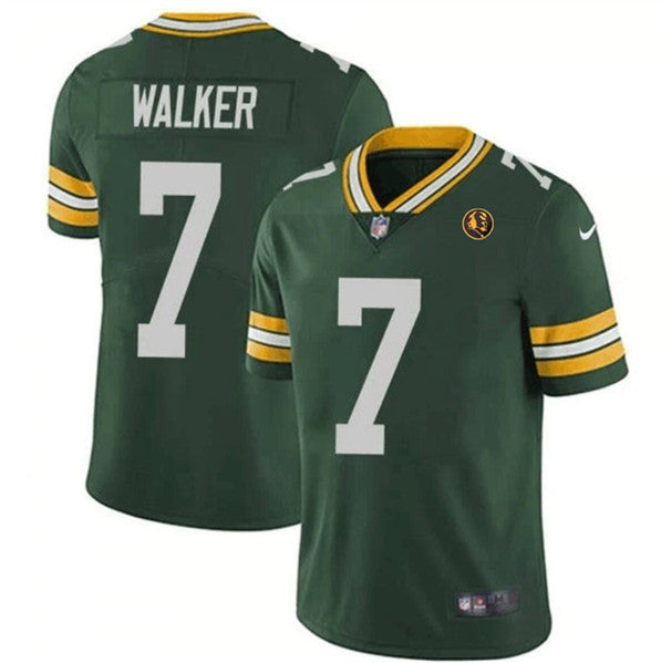 Quay Walker Green Bay Packers green Throwback jersey
