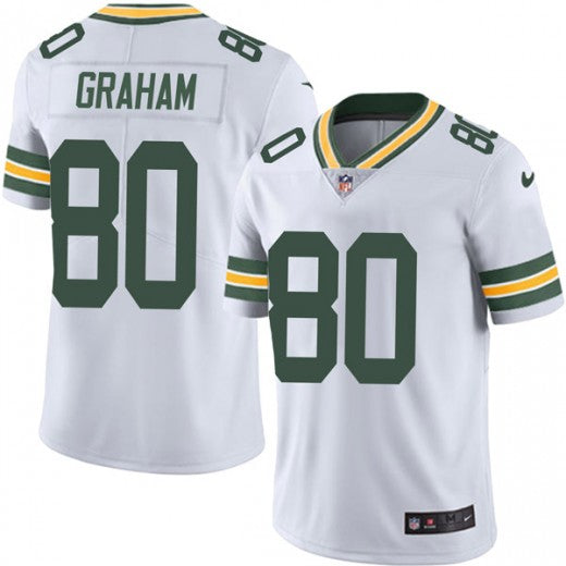 Green Bay Packers #80 Jimmy Graham White Jersey