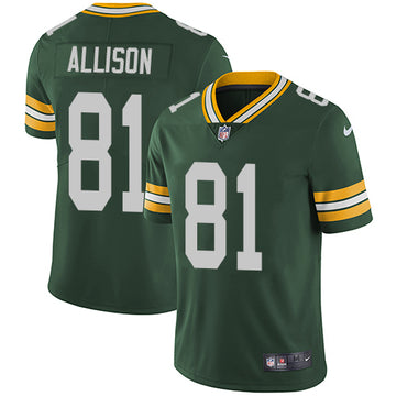 Geronimo Allison Green Bay Packers green jersey